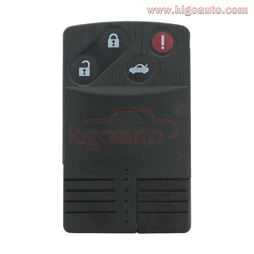 FCC BGBX1T458SKE11A01 Smart key card case 4 button for Mazda Miata MX5 RX8 2004-2011 PN NFY7-67-5RYB
