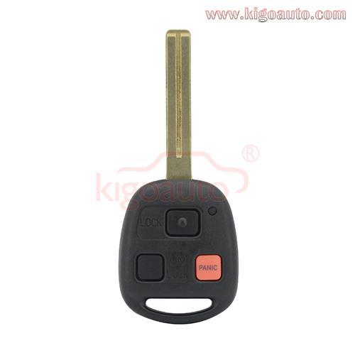 FCC HYQ1512V Remote key 3 button TOY48 long 315Mhz for Lexus LX470 2001 2002 PN 89785-50031