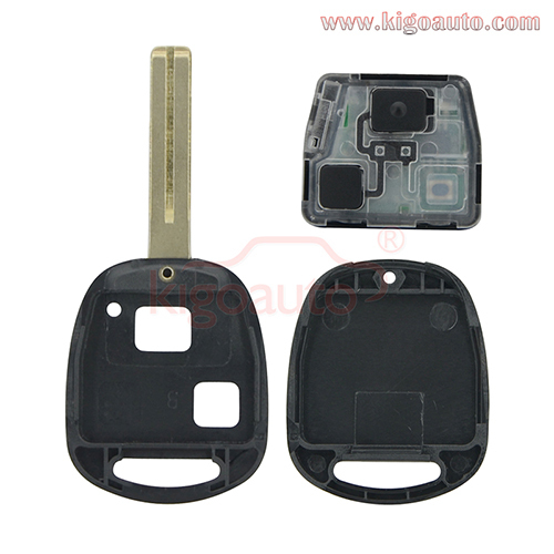 PN 50171 remote key 2 button Toy48 short blade 315mhz 433mhz 304mhz for Lexus ES350 IS250 IS350 SC430 2005 2006 2007 2008