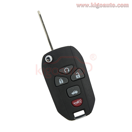 Refit flip key shell 5 button for Chevrolet GMC