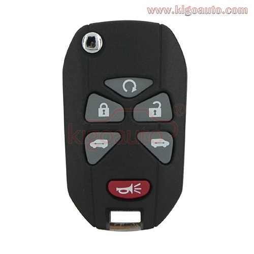 Refit flip key shell 6 button for Chevrolet GMC