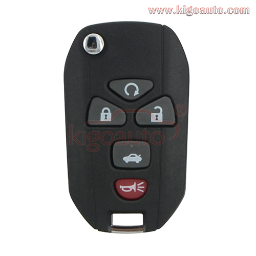 Refit flip key shell 5 button for Chevrolet GMC