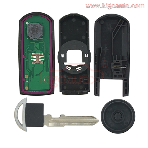 New model SKE13E-01 Smart key 2 button 434Mhz for Mazda CX-5 2017