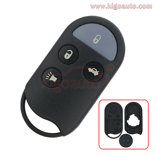 A269ZUA078 remote fob case 3 button for Nissan Maxima  Infiniti I30 1995 1996 1997 1998 1999