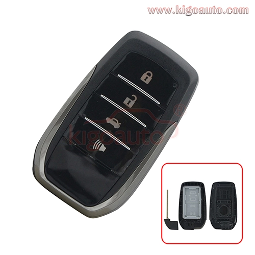 FCC HYQ14FBA Smart key case 4 button for 2016 Toyota Mirai PN 89904-62020