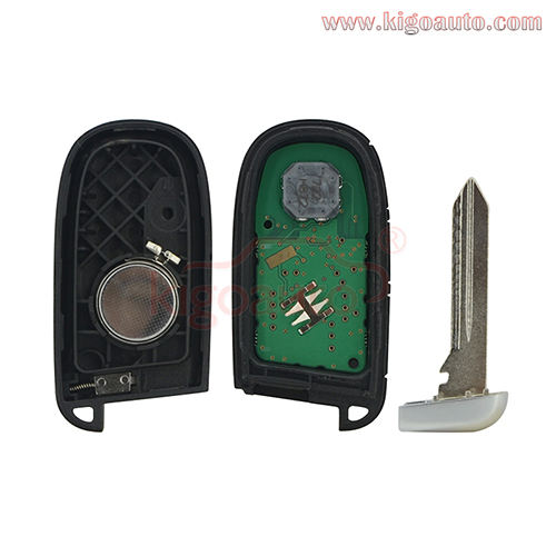 P/N 68143505AC 68143505AB smart key 5 button 433Mhz 46 chip only for Jeep Grand Cherokee 2014 2015 FCC M3N-40821302