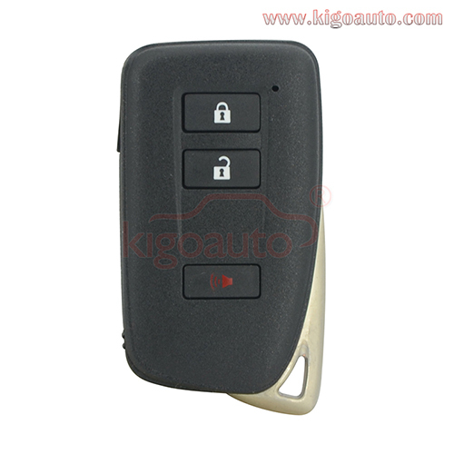 FCC HYQ14FBA Smart key case 2 button+panic for Lexus NX200  NX300h 2015 2016