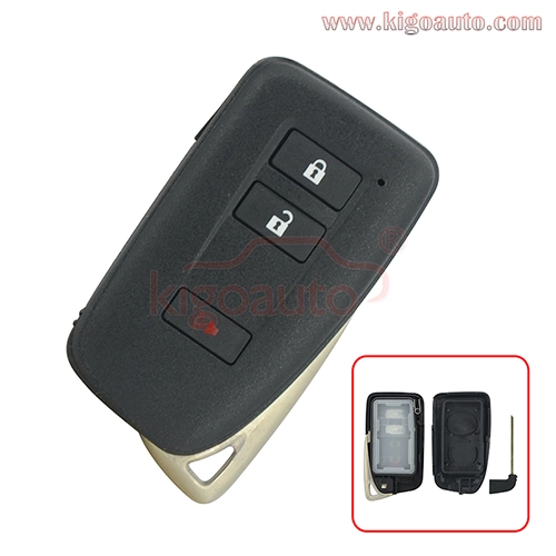 FCC HYQ14FBA Smart key case 2 button+panic for Lexus NX200  NX300h 2015 2016
