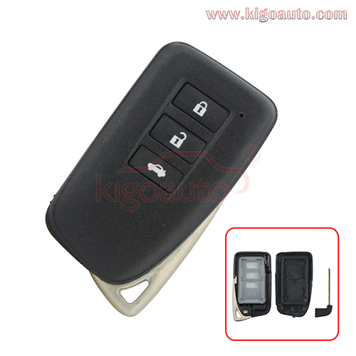 Smart key case 3 button for Lexus