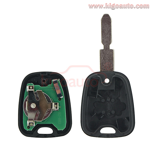 Remote key 2 button NE78 blade 434Mhz ID46-PCF7961 chip 434MHz for Peugeot 406