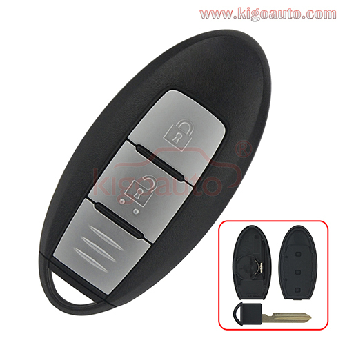 Smart key case 2 button for Nissan Qashqai X-Trail 2014 2015 2016 2017