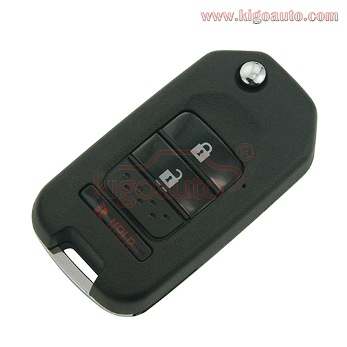 Refit remote key shell 2 button with panic for Honda