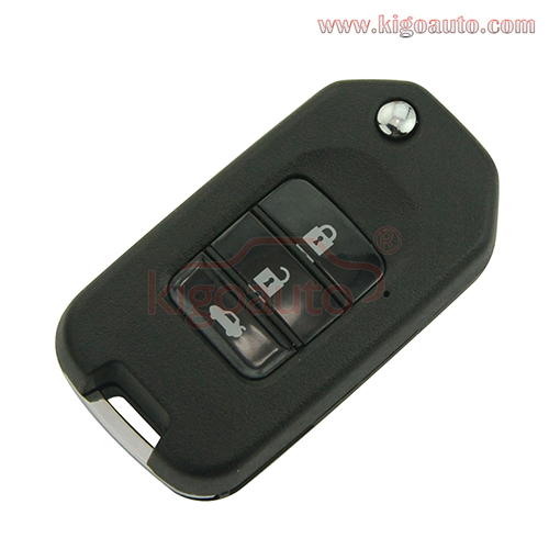 Refit remote key shell 3 button for Honda Accord