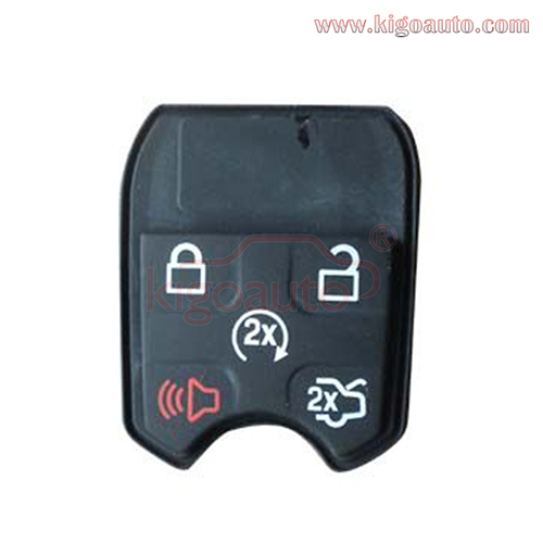 Remote button rubber pad for Ford remote fob 5 button