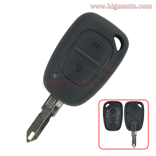 Remote key shell 2 button NE73 blade for Renault Master Trafic 2002-2014