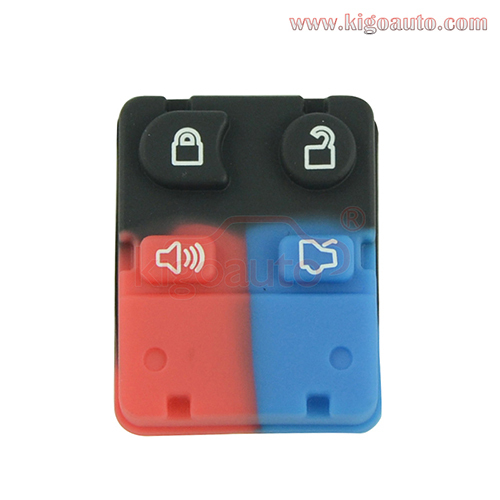 Remote button rubber pad for Ford remote fob 4 button