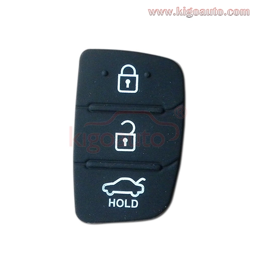 Remote button pad for Kia Hyundai remote key 3 button