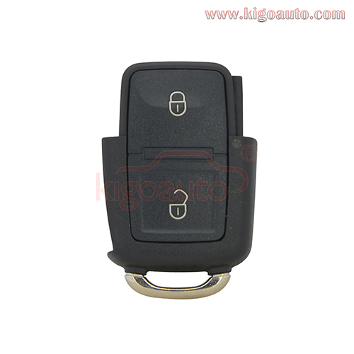 P/N 1JO 959 753 N Remote key 2 button HU66 434Mhz for VW Bora Seat Ibiza Skoda Octavia 2000 1J0959753N