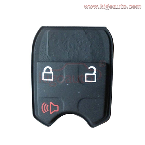 Remote button rubber pad for Ford remote fob 3 button