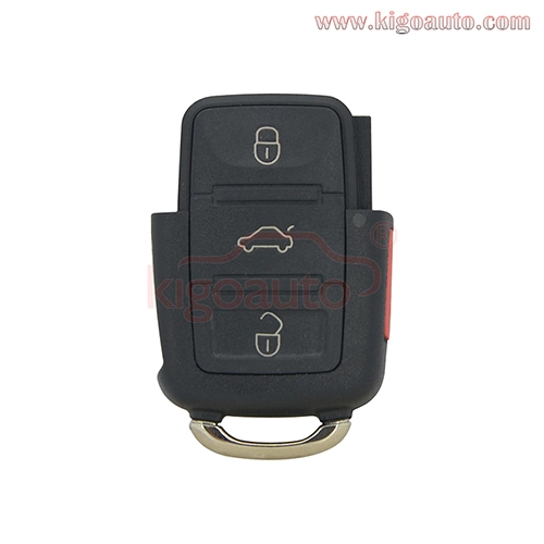 P/N 1J0959753T Remote key 3 button with panic HU66 315mHZ for VW Passat Golf Beetle Jetta 1999-2001 50W 1JO 959 753 T
