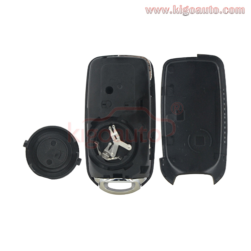 New flip key shell 4 button for Fiat 500 500X 500L