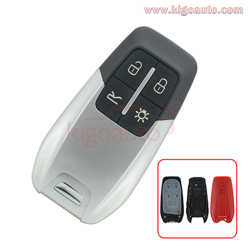 4 Button Replacement Smart Remote Key Shell Case For Ferrari  458 588 488 GTB 2016 2017 2018