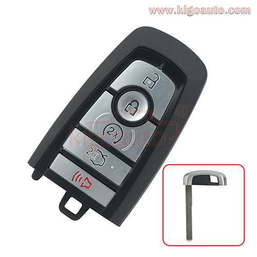 FCC M3N-A2C93142600 smart key case 5 button for 2018 Ford Edge