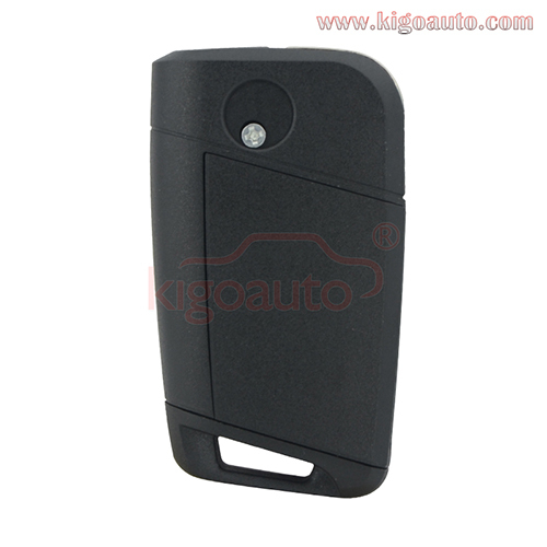 5G0 959 753 AA flip key shell 3 button HU66 blade for VW Golf 7