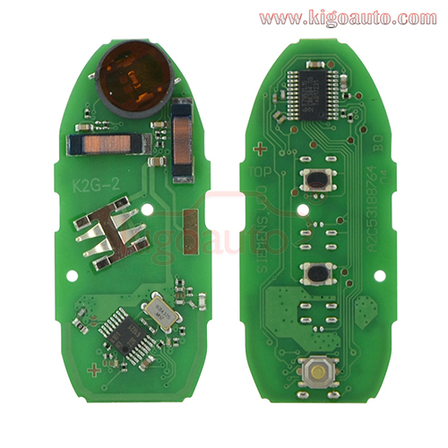 FCC KR55WK48903 Smart Key 3 Button 315mhz ID46-PCF7952 chip keyless go for Infiniti G25 G35 G37