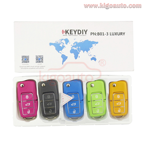 B01-3 Luxury yellow Series KEYDIY Multi-functional Remote Control