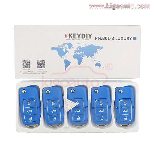 B01-3 Luxury blue Series KEYDIY Multi-functional Remote Control