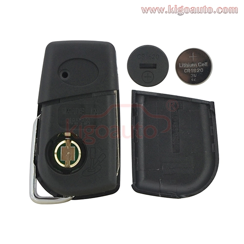 89070-05030 Flip remote key 3 button 314Mhz TOY48 for Toyota AVENSIS PRIUS RAV VERSO