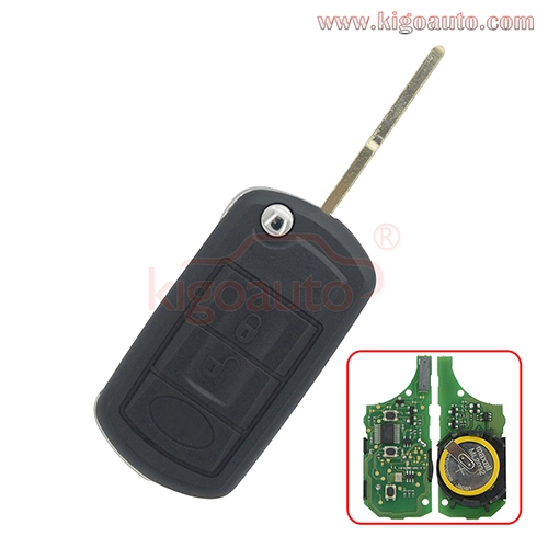 Flip key  3 button HU101 ID46 for Landrover LR3 Range Rover Sport 2006 2007 2008 2009