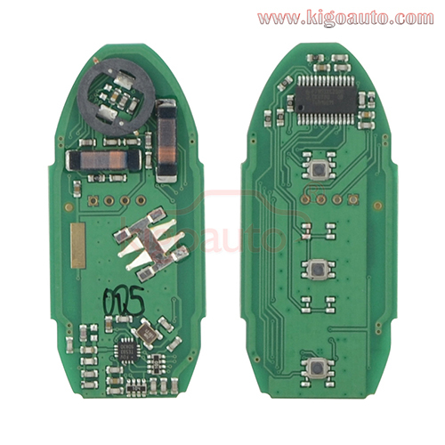 S180144005 smart key 3 button 433mhz 47 chip for Nissan Pathfinder 2013-2016 FCC KR5S180144014 PN 285E3-9PB3A