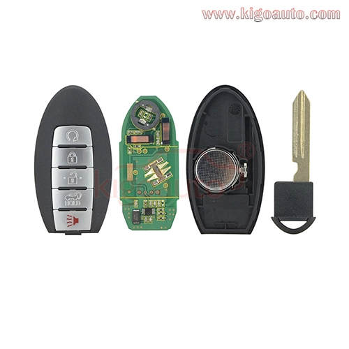 FCC CWTWB1G744 smart key 5 button 433mhz 46 chip for Nissan Armada Patrol 2013-2019 PN 285E3-1LB5A