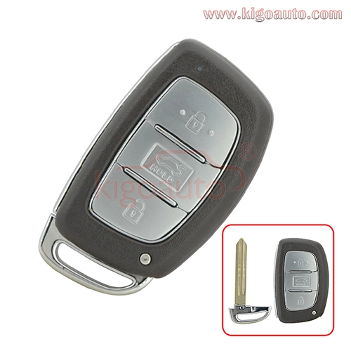 FCC DVI-MDFGE03 Smart car key 3 button 433Mhz ID46-PCF7952 chip for 2014 2015 2016 2017 Hyundai Elantra P/N 95430-3X510