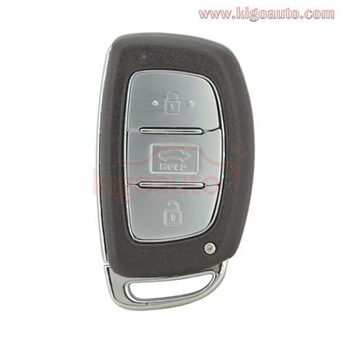 FCC DVI-MDFGE03 Smart car key 3 button 433Mhz ID46-PCF7952 chip for 2014 2015 2016 2017 Hyundai Elantra P/N 95430-3X510