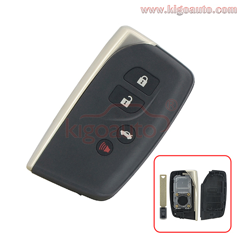 Smart key shell case for Lexus LS460 LS600h 2013 2014 FCC HYQ14ACX