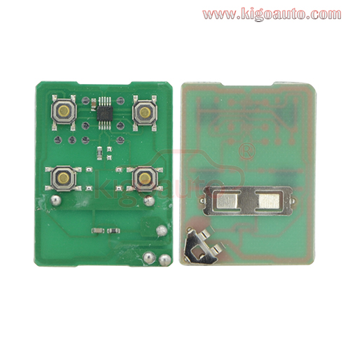 Remote key fob circuit board 4 button 315mhz 434mhz for Ford,Ford