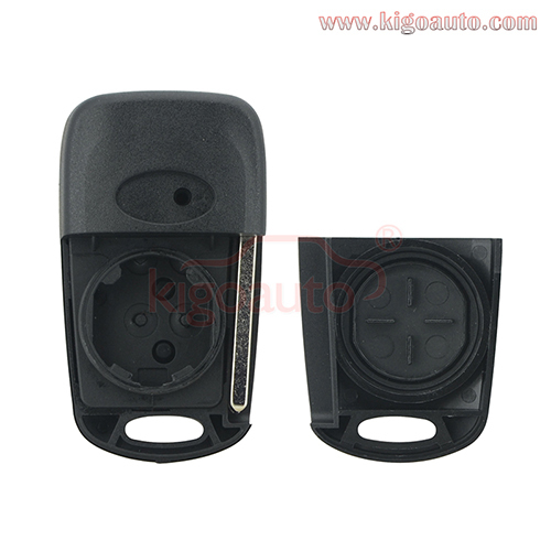 Flip remote key shell 3 button HYN17 blade for Hyundai Accent folding key case 2010 2011 2012 2014 2015