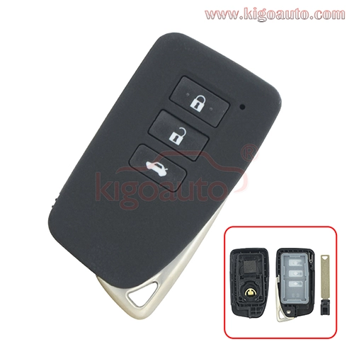 New smart key case 3 button for Lexus GS350 ES250