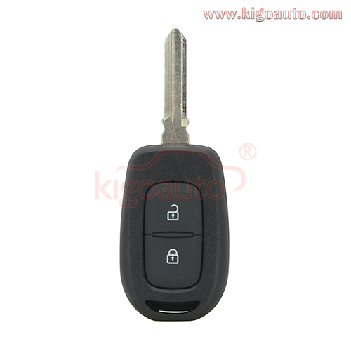 Remote key 2 button 433Mhz FSK AES-4A Chip for Renault Duster Logan Sandero Clio Fluence Vivaro Master Kwid 2016