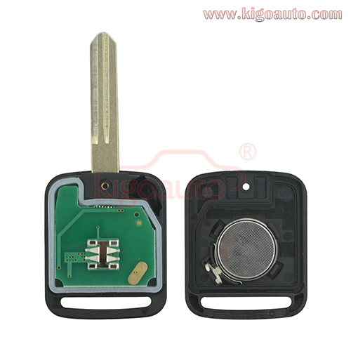 Remote Car key 2 Button 433Mhz 5WK4876/818 ID46/PCF7946 Chip For Nissan Elgrand X-TRAIL Qashqai Navara Micra Note NV200