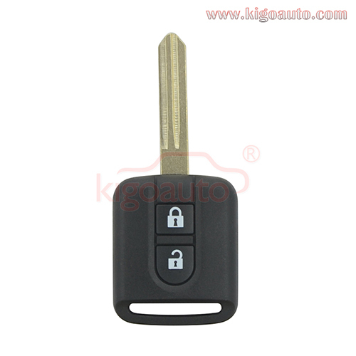 Remote Car key 2 Button 433Mhz 5WK4876/818 ID46/PCF7946 Chip For Nissan Elgrand X-TRAIL Qashqai Navara Micra Note NV200