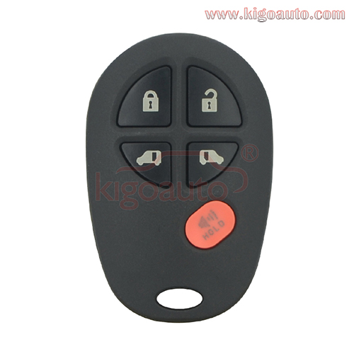 Pair Of Key Fob Remotes For 2004-2010 Toyota Sienna - Self-Programmable Replacement Set