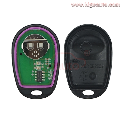 FCC GQ43VT20T Remote fob 6 button 315mhz for Toyota Sienna 2005 2006 2007 2008 2009 PN 89742-AE050