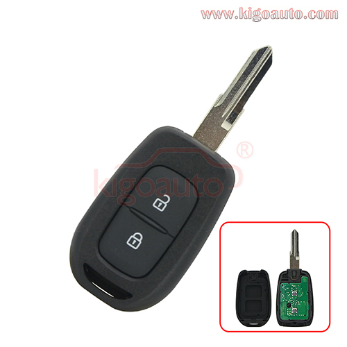 Remote Key 2 Button VAC102 blade 433Mhz FSK AES-4A Chip For Renault Lodgy Dokker Sandero Duster Dacia Logan 2013 2014 2015 2016 2017 2018