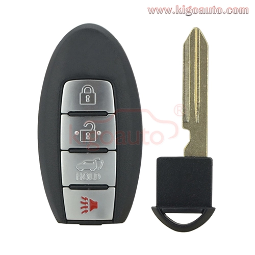 S180144106 FCC KR5S180144106 smart key 4 button 433mhz 4A chip for Nissan Rogue 2016 2017 2018 PN 285E3-4CB6C