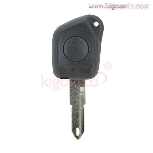 Transponder key blank NE72 blade for Peugeot 106 206 306