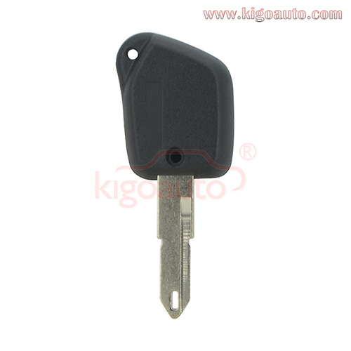 Transponder key blank NE72 blade for Peugeot 106 206 306